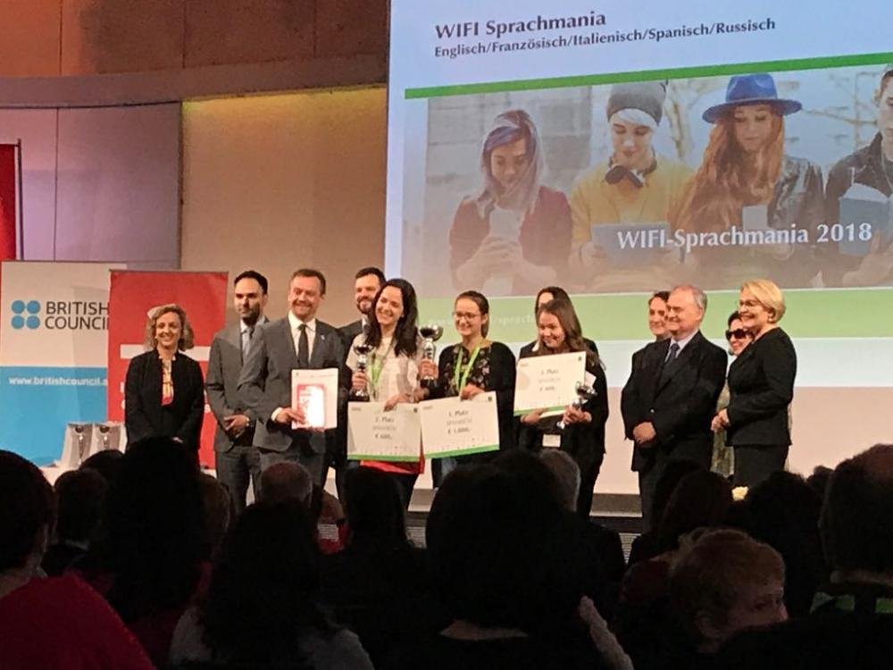 3. Platz in Spanisch bei der „Sprachmania“ in Wien