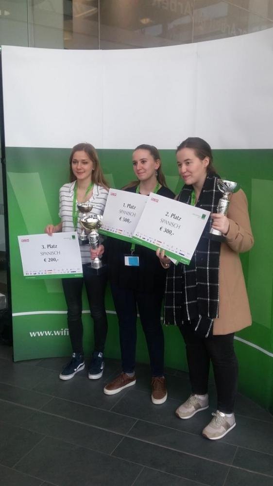 Sieg bei der WIFI-Sprachmania 2017 in Wien!