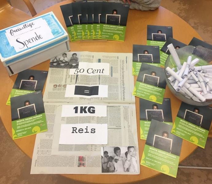 Mit Worten gegen Hunger