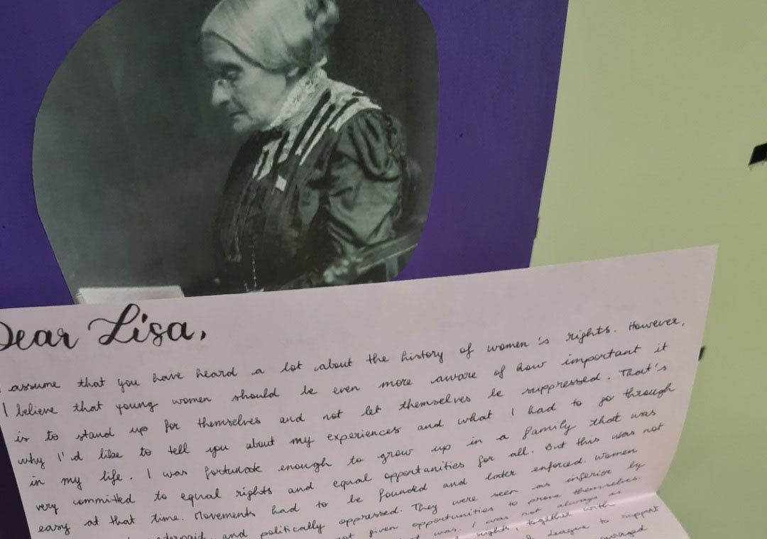 “... Yours,  Susan B. Anthony!”